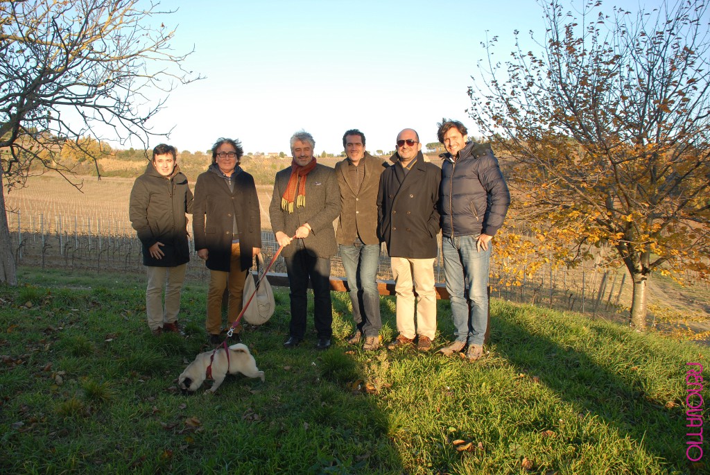 La Hacienda vinícola Terre Margaritelli en Miralduolo di Torgiano. Equipo español y Propiedad.
