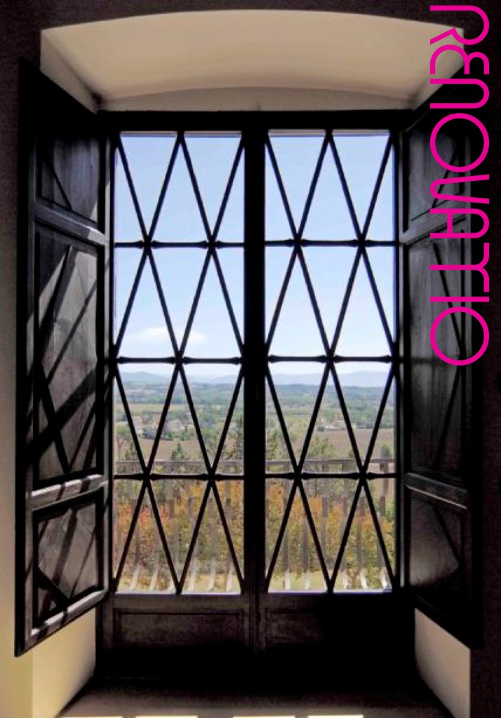 Fundación Guglielmo Giordano. Detalle de la vista de la finca dónde 'Villa Spinola' yace desde una de las habitaciones.