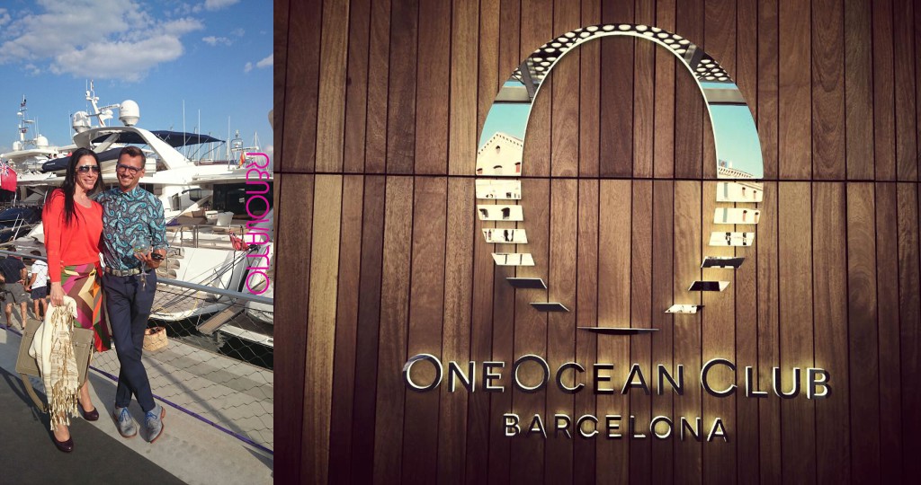 OneOcean Port Vell Barcelona The Gallery building Adelaida Subías y Juan Antonio Fuentes, un ex sobresaliente miembro del staff, durante la 'Martini Racing Terrazza'.